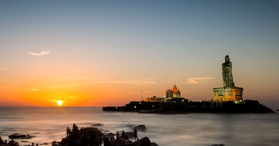 Day 03: Kovalam → Kanyakumari (Approx. 90 km / 2-3 hrs)